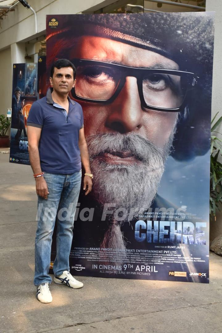 Anand Pandit at Chehre Trailer preview in Juhu, Mumbai
