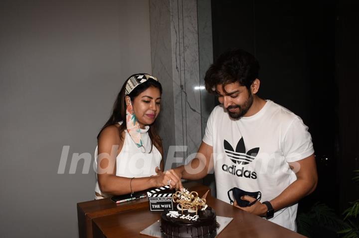 Gurmeet Choudhary and Debina Choudhary at the special screening of 'The Wife'