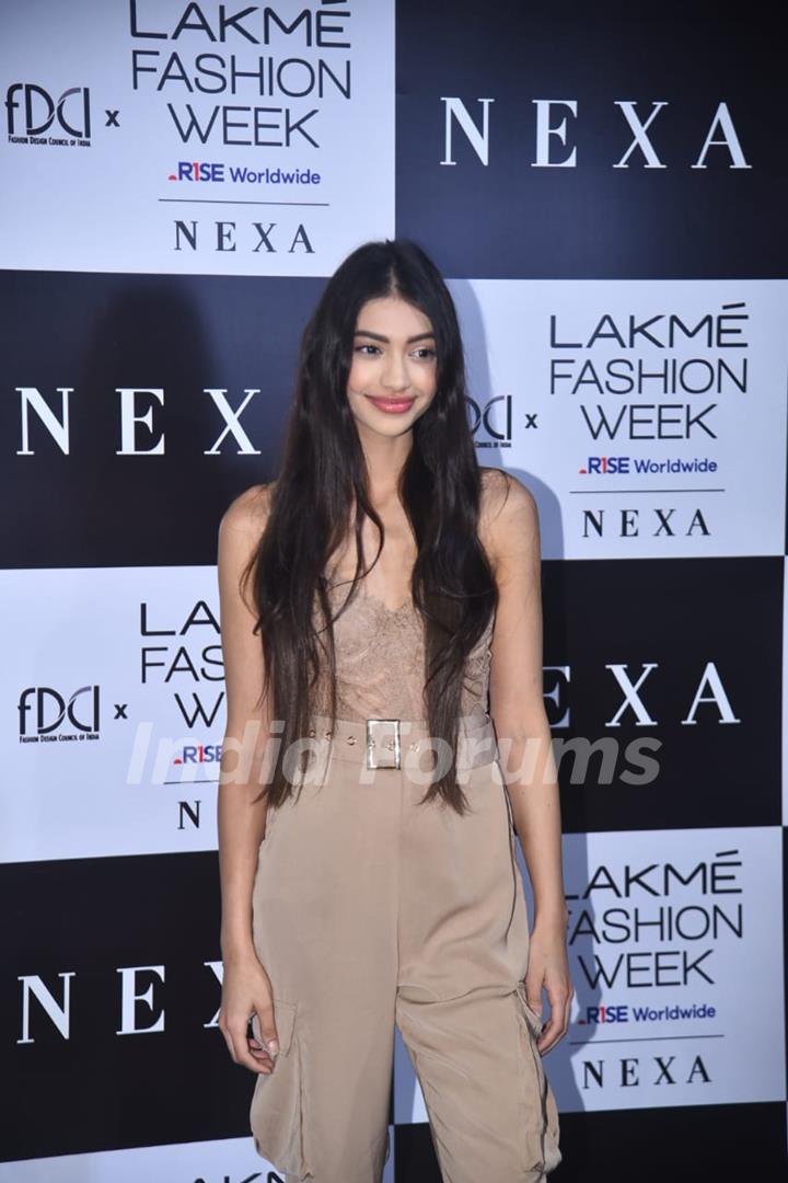 Alanna Panday at Lakme Fashion Week 2021!