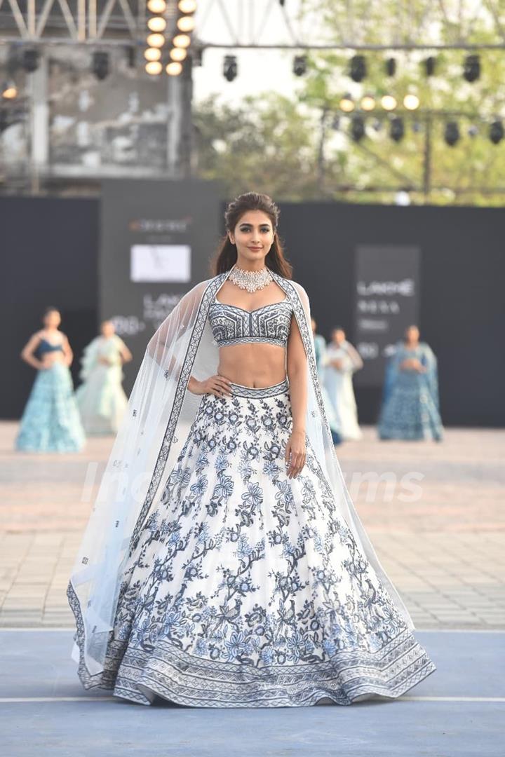 Pooja Hegde at Lakme Fashion Week 2021