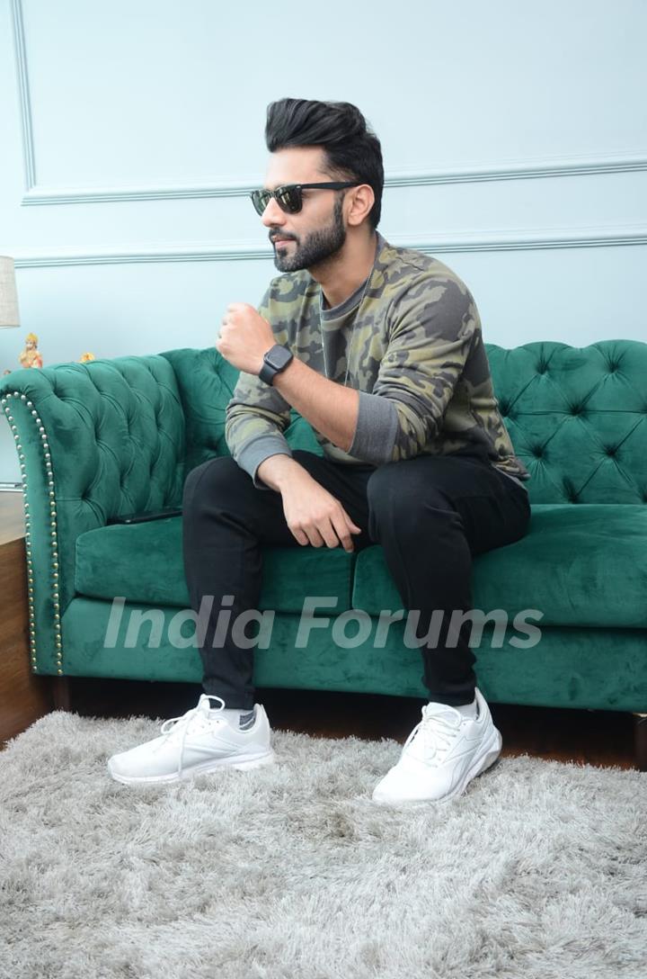 Television celebrity Rahul Vaidya snapped at Andheri