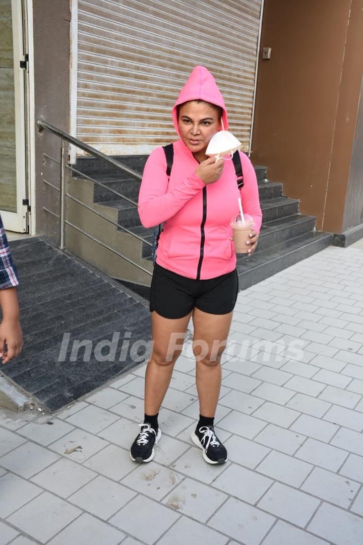 Rakhi Sawant snapped at gym