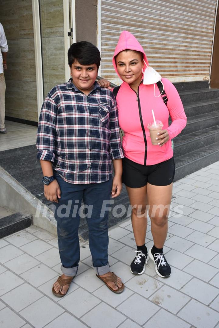 Rakhi Sawant snapped at gym