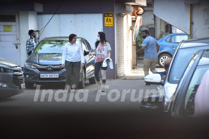 Preity Zinta at Salman Khan's house