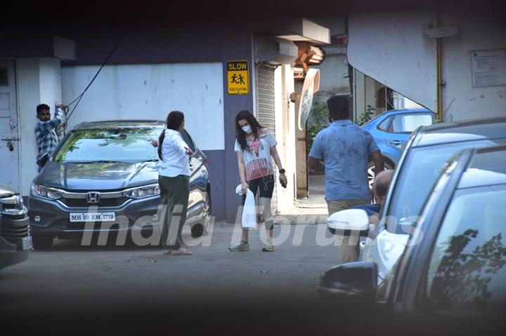 Preity Zinta at Salman Khan's house