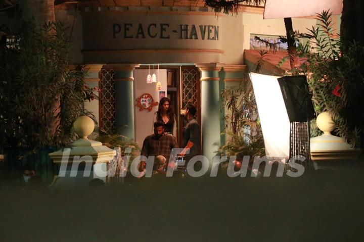 John Abraham and Disha Patani spotted at the sets of Ek Villain 2 in Bandra