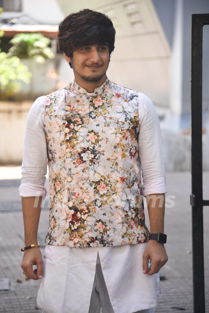 Bhavin Bhanushali snapped at a shoot in Andheri! 