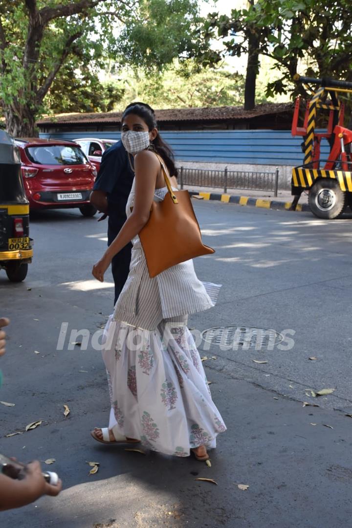 Ahana Kumra snapped in Juhu