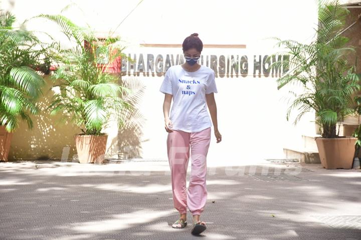 Ananya Panday at a clinic in Bandra