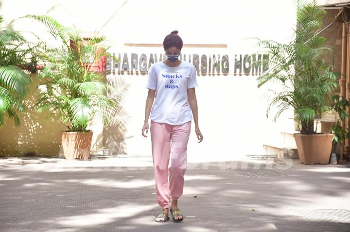 Ananya Panday at a clinic in Bandra