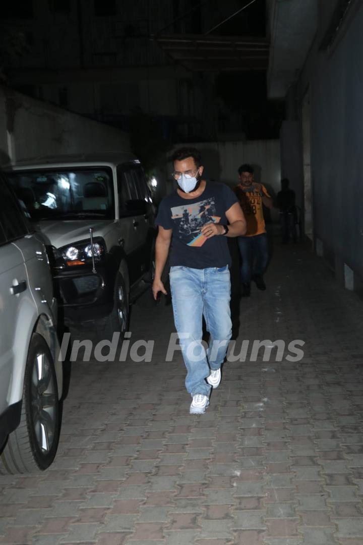 Saif Ali Khan snapped at Mahesh Bhatt's office, Bandra