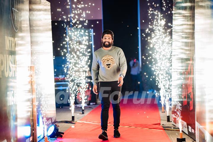 South star Allu Arjun at the Introduction of Pushparaj event 