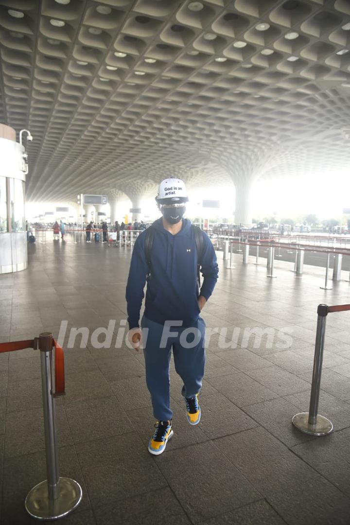 Ishaan Khattar snapped at airport