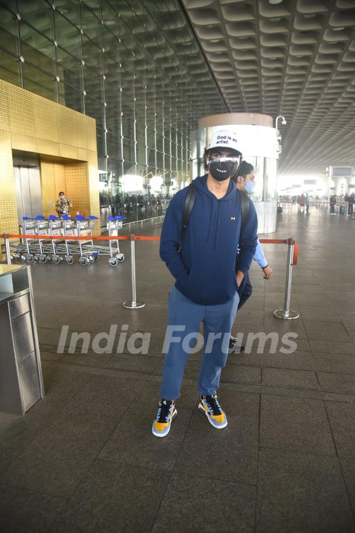 Ishaan Khattar snapped at airport