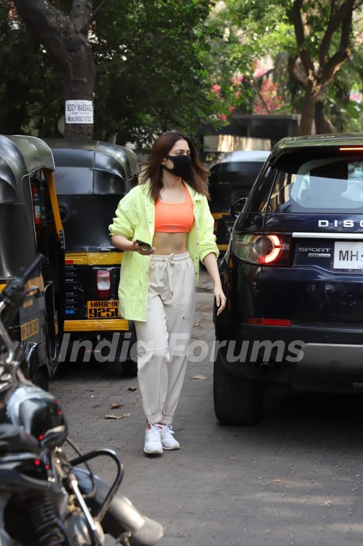 Tamannaah Bhatia snapped at Maddock Films Santacruz