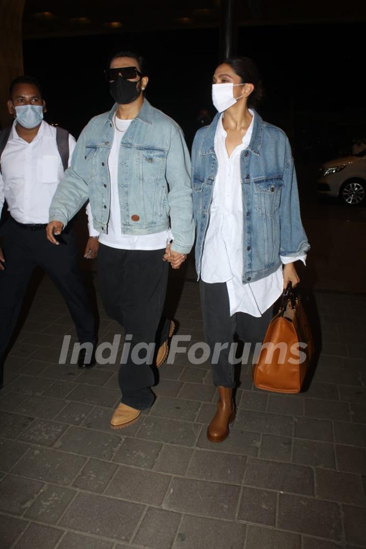 Ranveer Singh and Deepika Padukone leave for Bangalore as Janta curfew takes effect in Mumbai