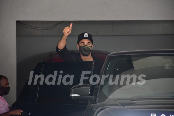 Ranbir Kapoor spotted at a clinic in the town