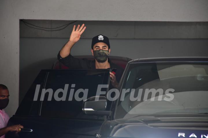 Ranbir Kapoor spotted at a clinic in the town