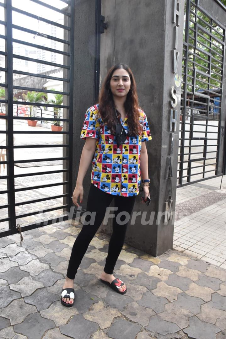 Disha Parmar spotted in Andheri