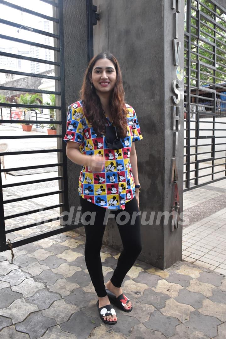 Disha Parmar spotted in Andheri