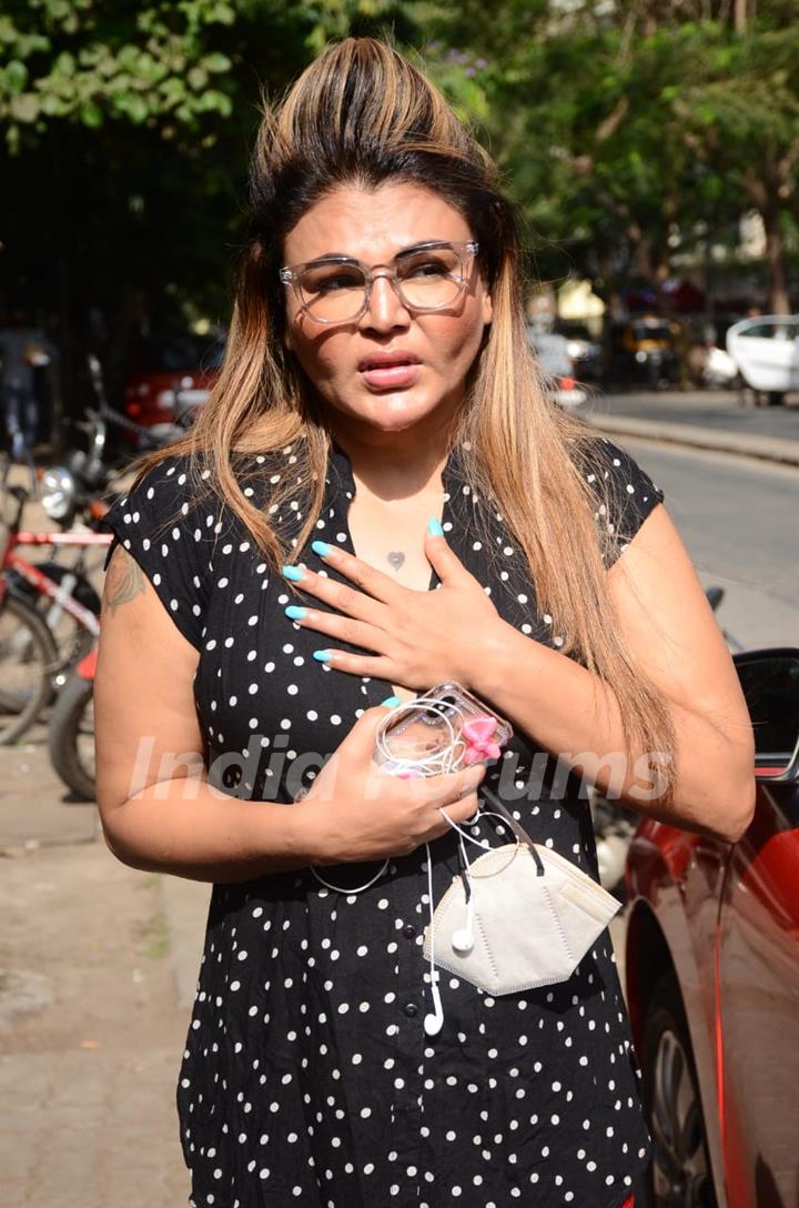 Rakhi Sawant snapped in Andheri