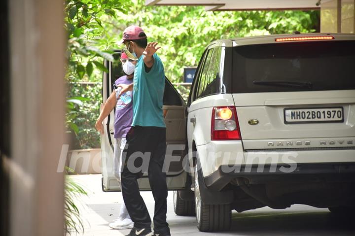 Saif Ali Khan spotted in Bandra