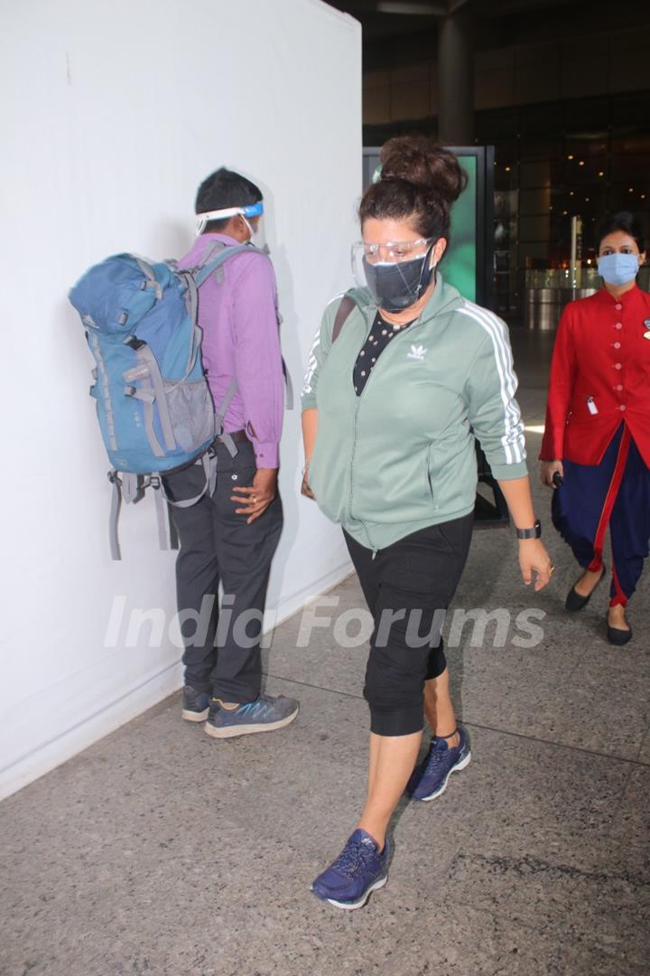 Zoya Akhtar spotted at Mumbai airport