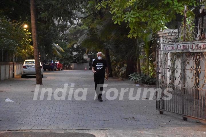 Mahesh Bhatt spotted in Juhu