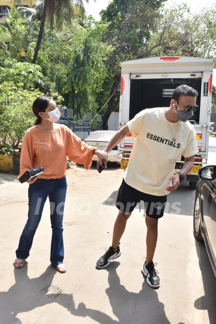 Ankita Lokhande snapped with boyfriend Vicky Jain in Juhu