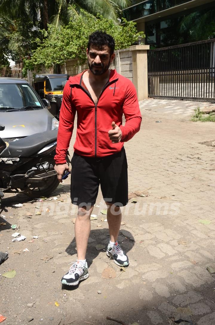 Television star Karan Patel snapped in Andheri