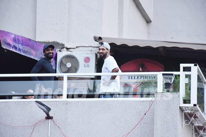 Remo D'Souza and Punit Pathak spotted in Andheri
