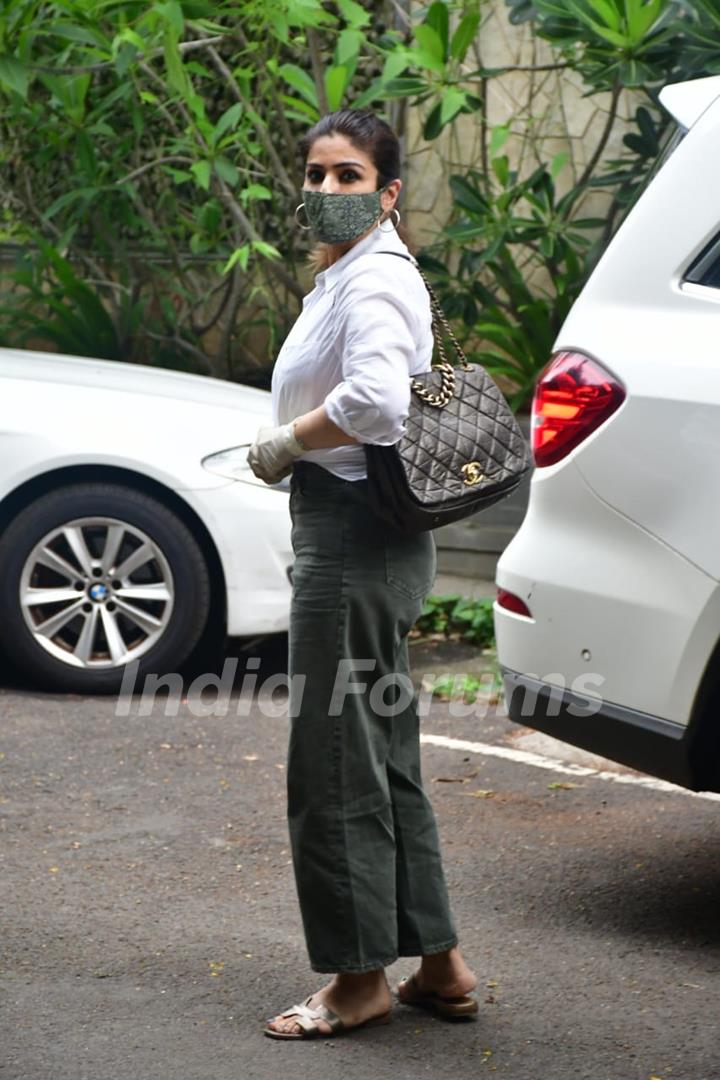 Raveena Tandon spotted in Bandra