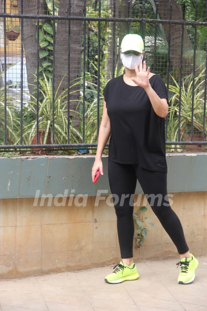 Neha Dhupia snapped in Bandra