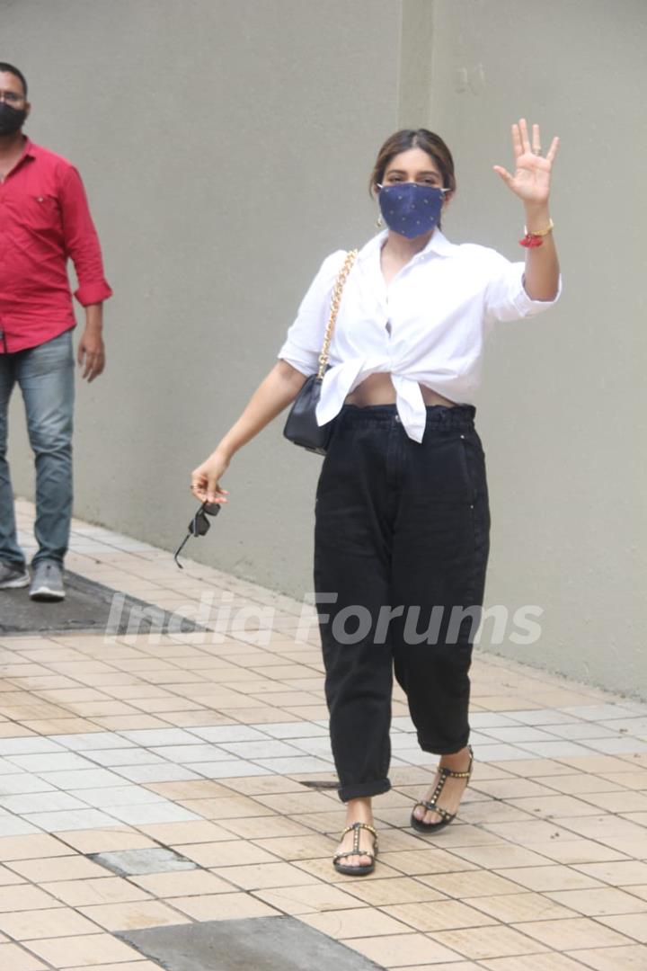 Bhumi Pednekar snapped in Bandra