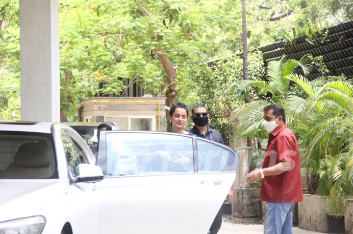 Kangana Ranaut snapped outside her office!