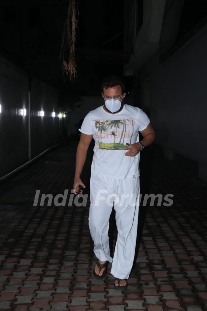 Saif Ali Khan spotted in Bandra