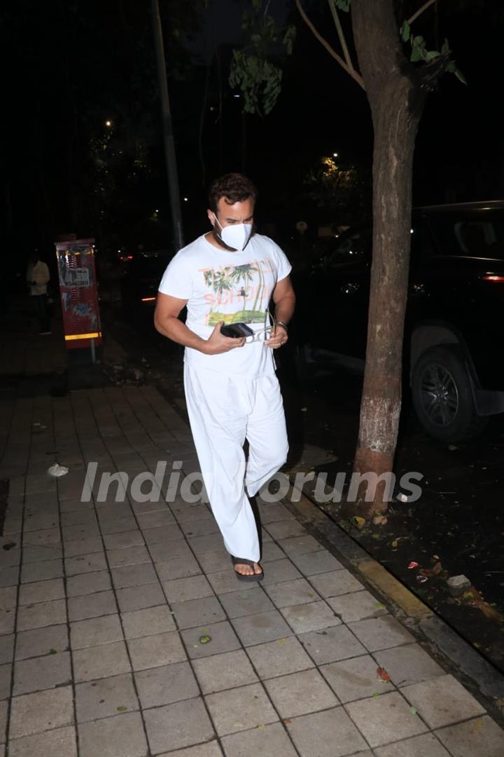 Saif Ali Khan spotted in Bandra