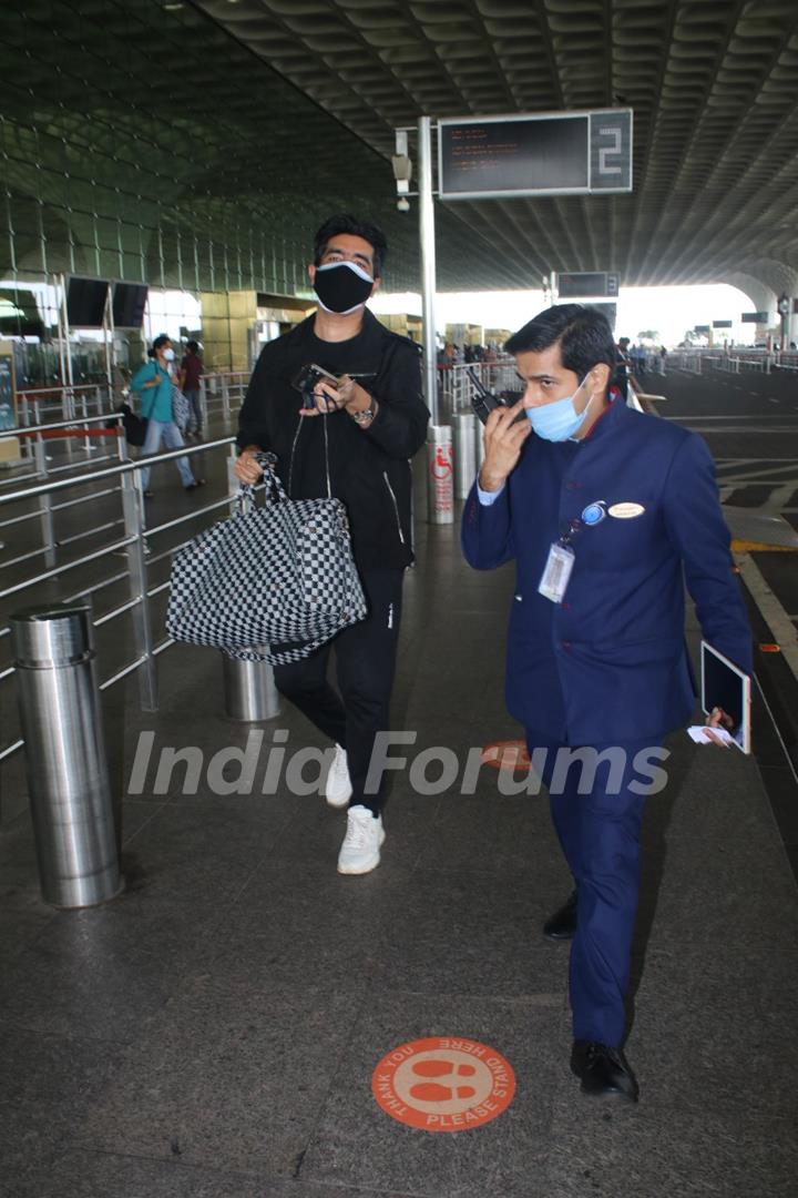 Manish Malhotra snapped at airport