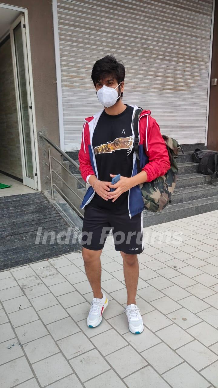 Sunny Kaushal snapped outside gym