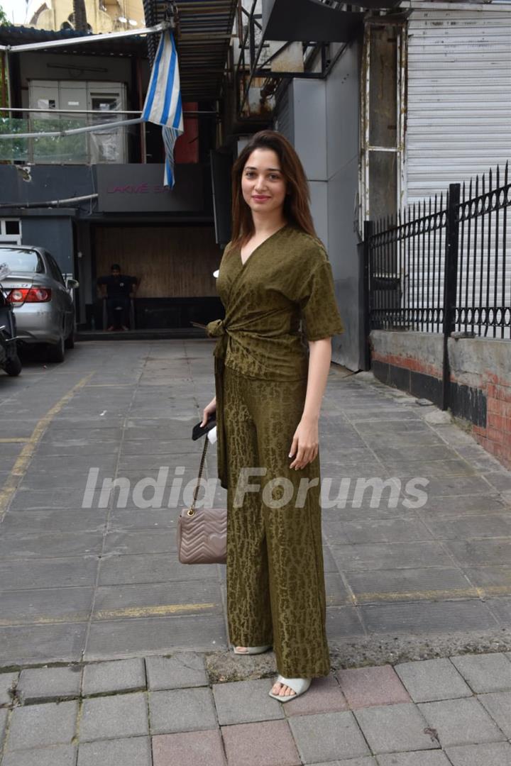 Tamannaah Bhatia snapped in Juhu