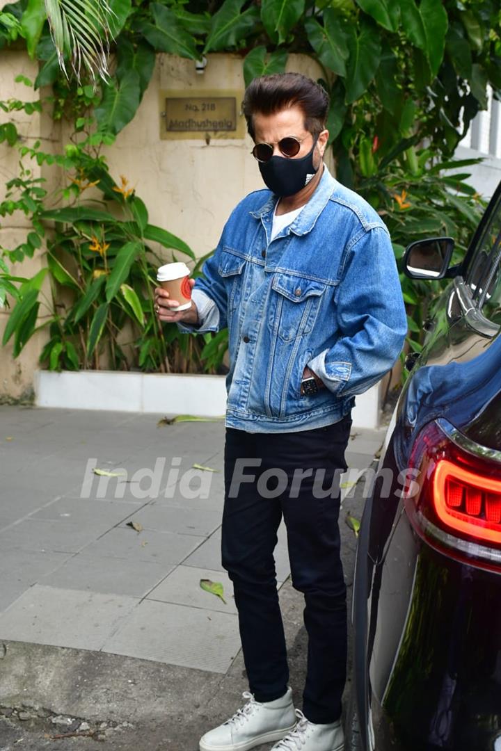 Anil Kapoor snapped at a clinic in Bandra