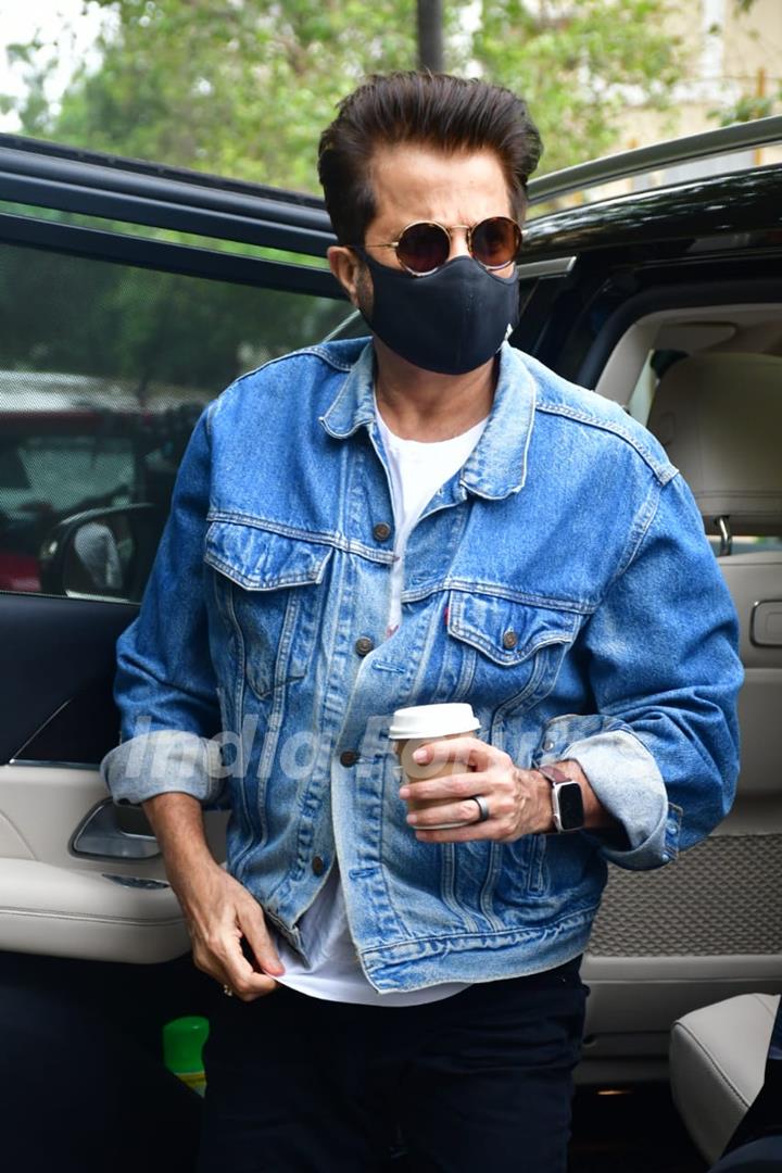 Anil Kapoor snapped at a clinic in Bandra