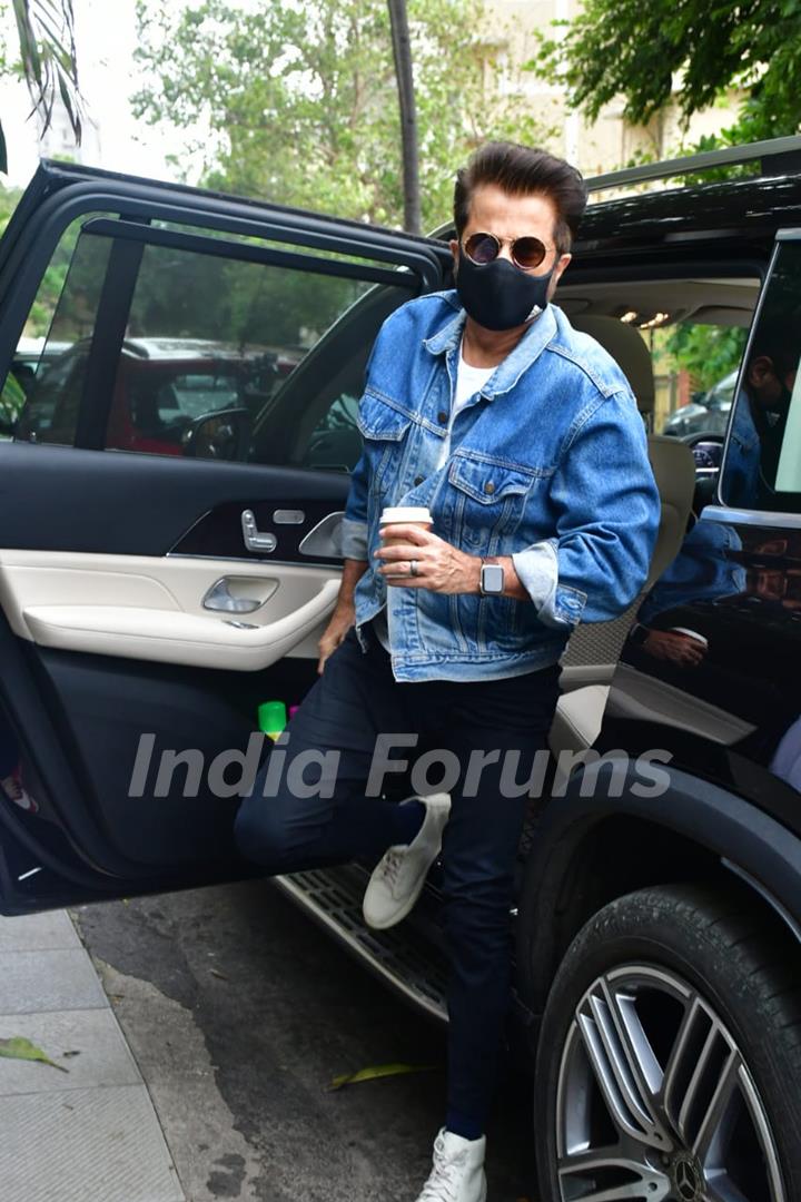 Anil Kapoor snapped at a clinic in Bandra