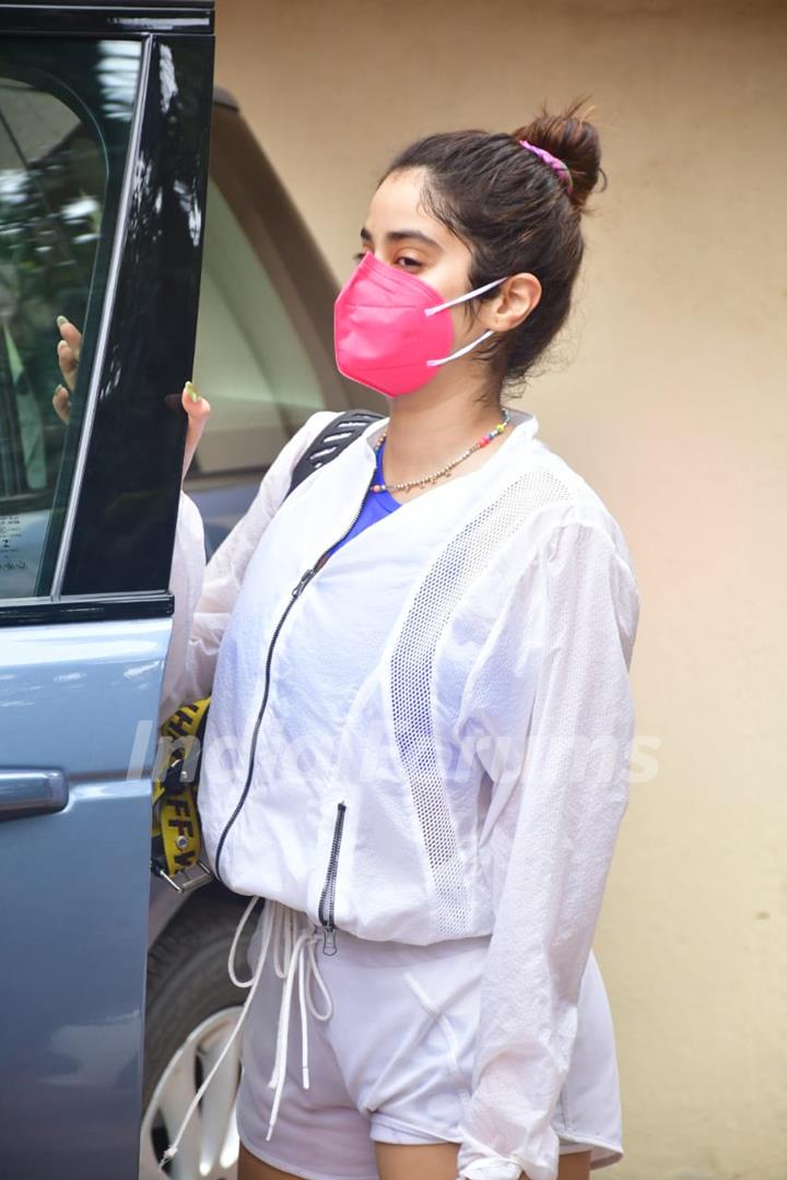 Janhvi Kapoor snapped at Pilates