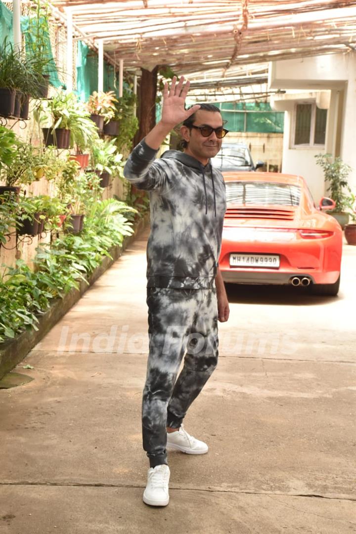 Bobby Deol snapped in Juhu