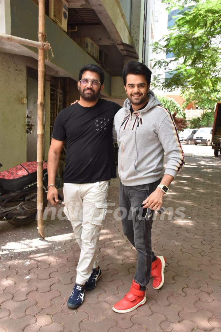 Sharad Kelkar and Manish Paul snapped around the town