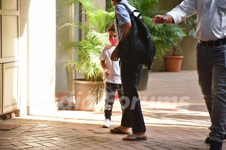 Taimur Ali Khan snapped in Bandra