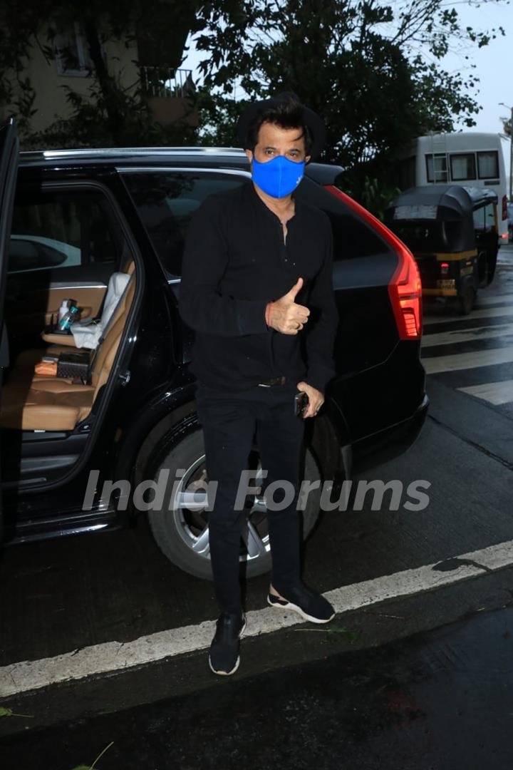 Anil Kapoor snapped at a clinic in Bandra