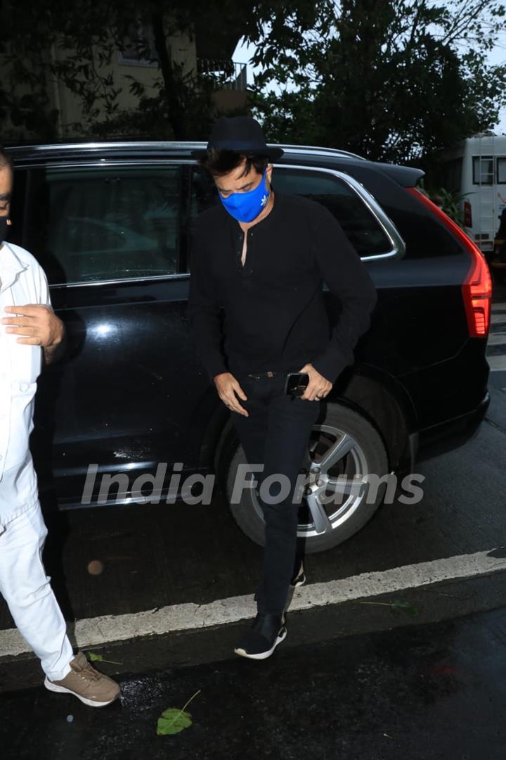 Anil Kapoor snapped at a clinic in Bandra