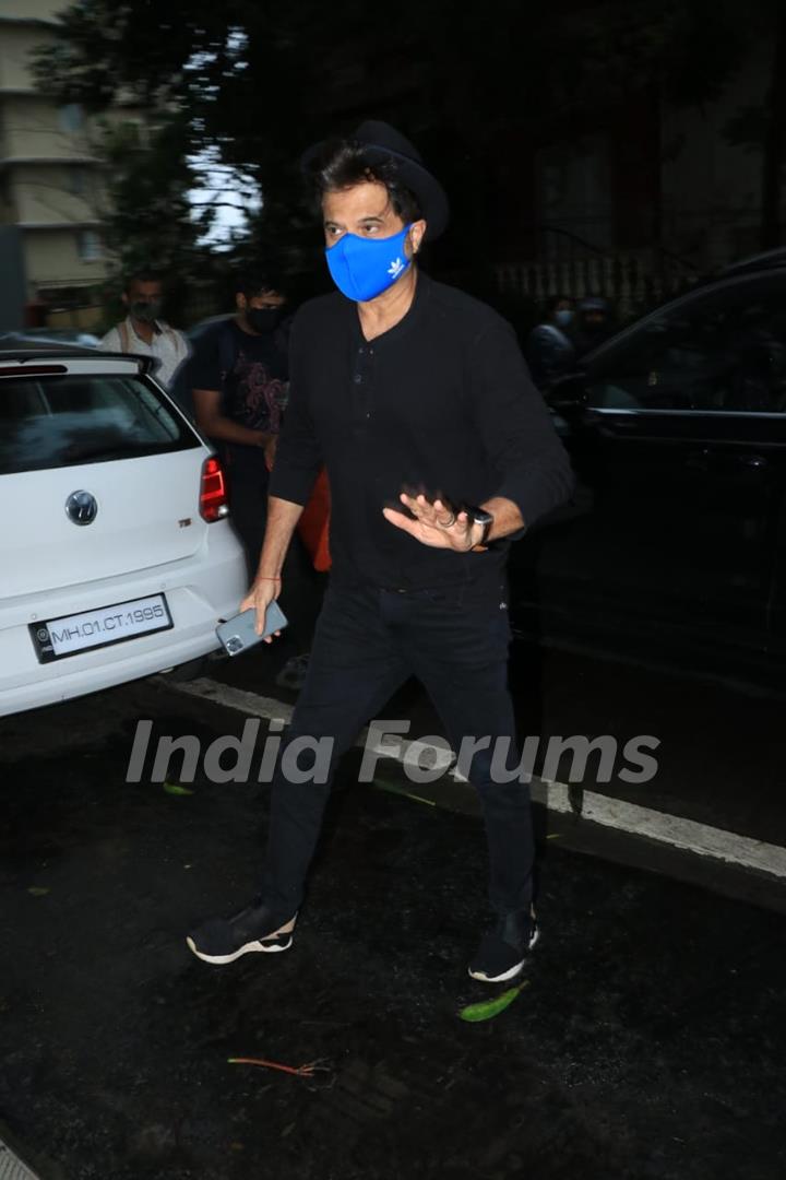 Anil Kapoor snapped at a clinic in Bandra